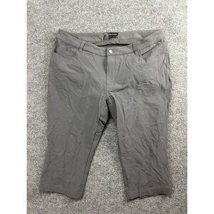 M by Novara Mountain Bike Pants Women's 14 Gray Cropped Padded Cycling